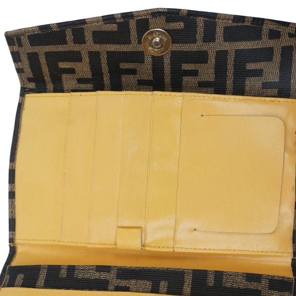 Fendi 1990s Zucca Canvas Wallet · INTO