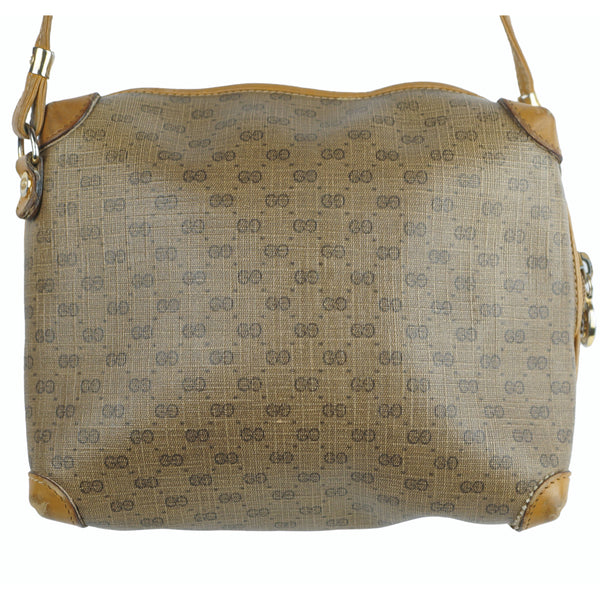 Buy Vintage 70s GUCCI Bag / 1970s Gucci Leather Canvas Logo Bag
