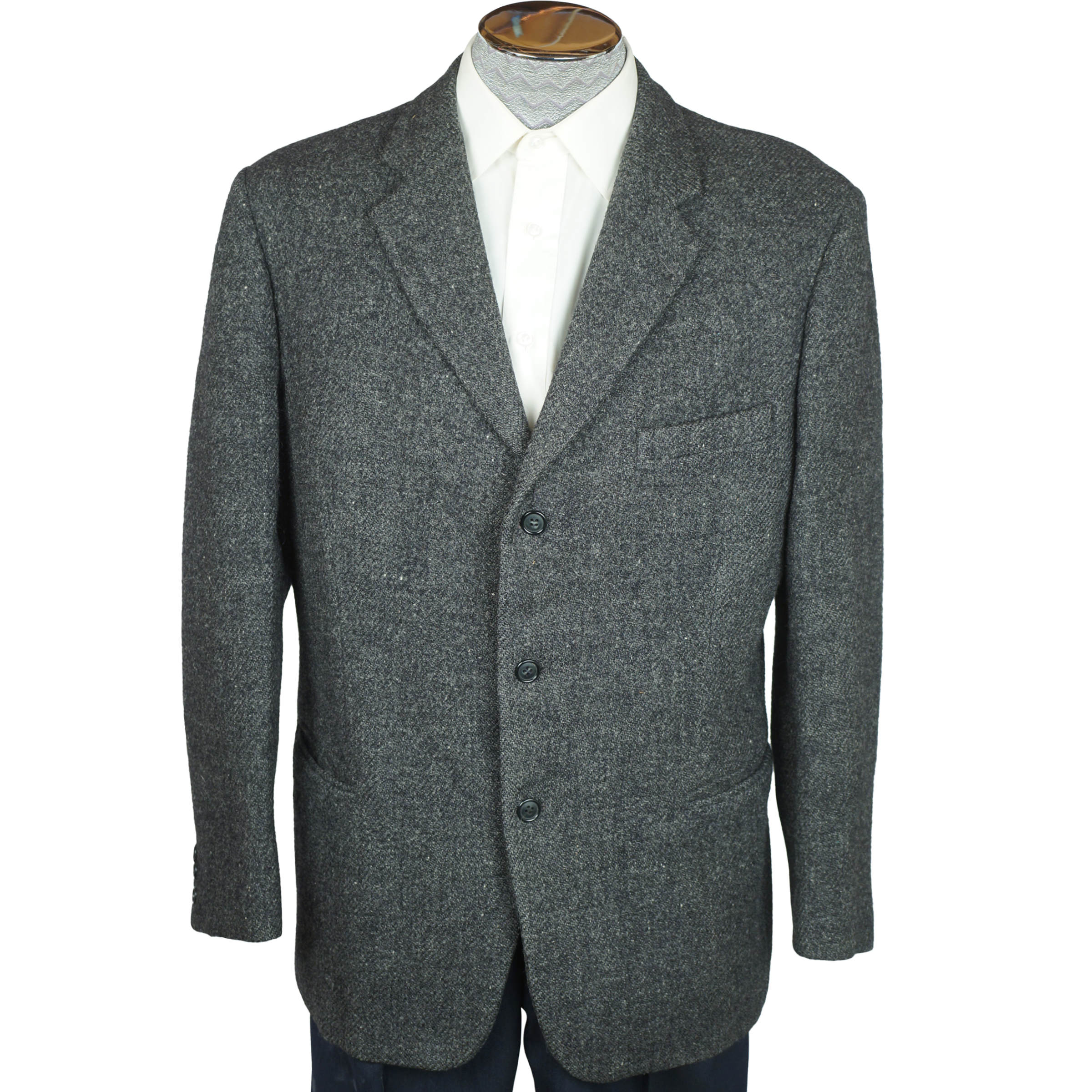 1950's Vintage Harris Tweed Jacketエメラルドグリーンの