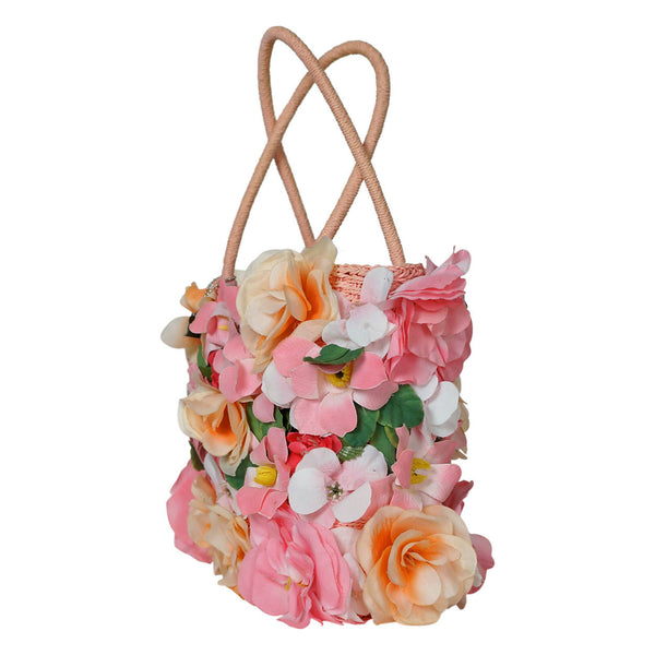 Valentino Orlandi Designer Violet Embroidered Floral Purse Bucket Bag |  Embroidered leather, Floral purse, Valentino