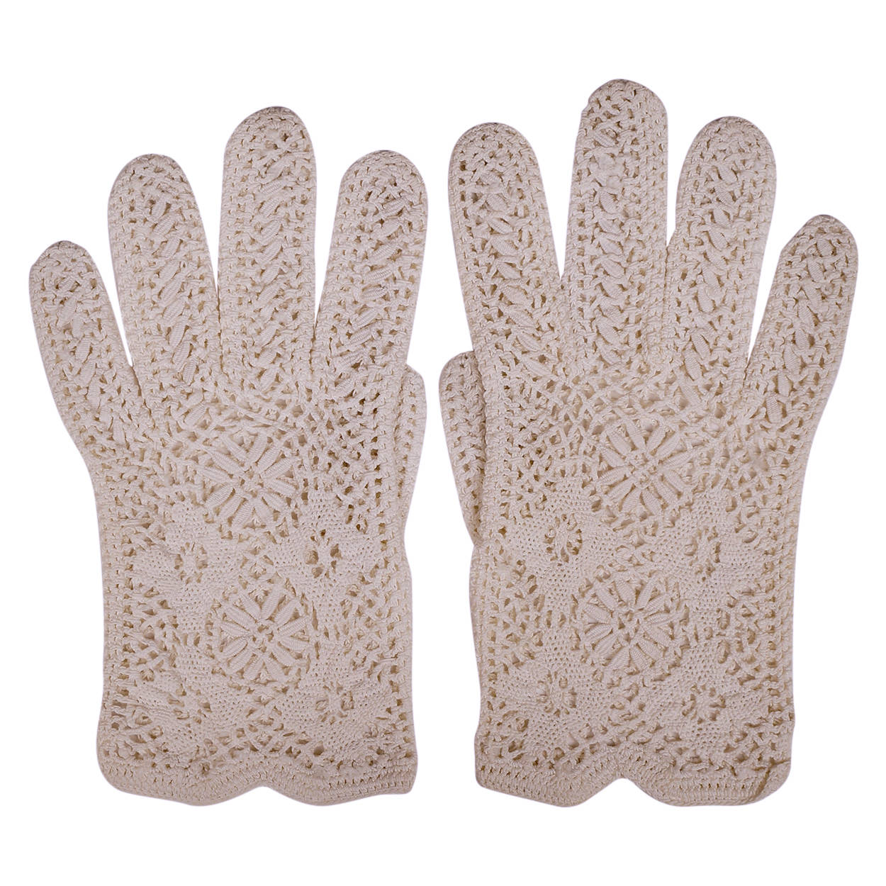 Fingerless Crochet Gloves Art Deco