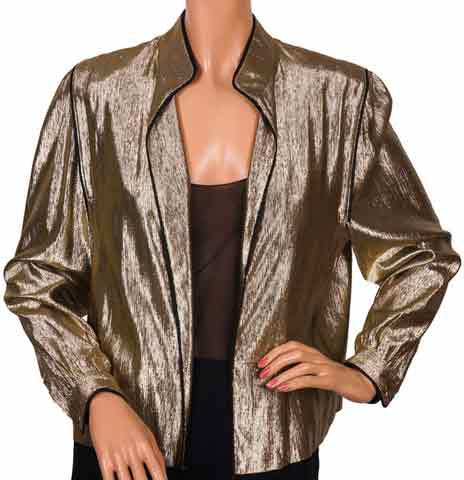Sold at Auction: Vintage Louis Feraud 1980's Ladies Gold Pinstripe Suit  Jacket & Pants
