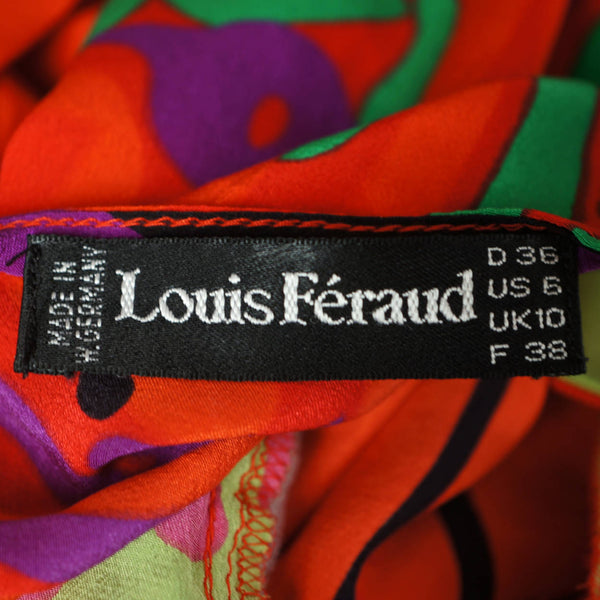 LOUIS FERAUD PARIS Red Silk Faille Heels Stilettos BRAND NEW 80s