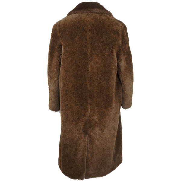 Vintage 1920s Motoluxe Teddy Bear Coat Wool Overcoat Sz M