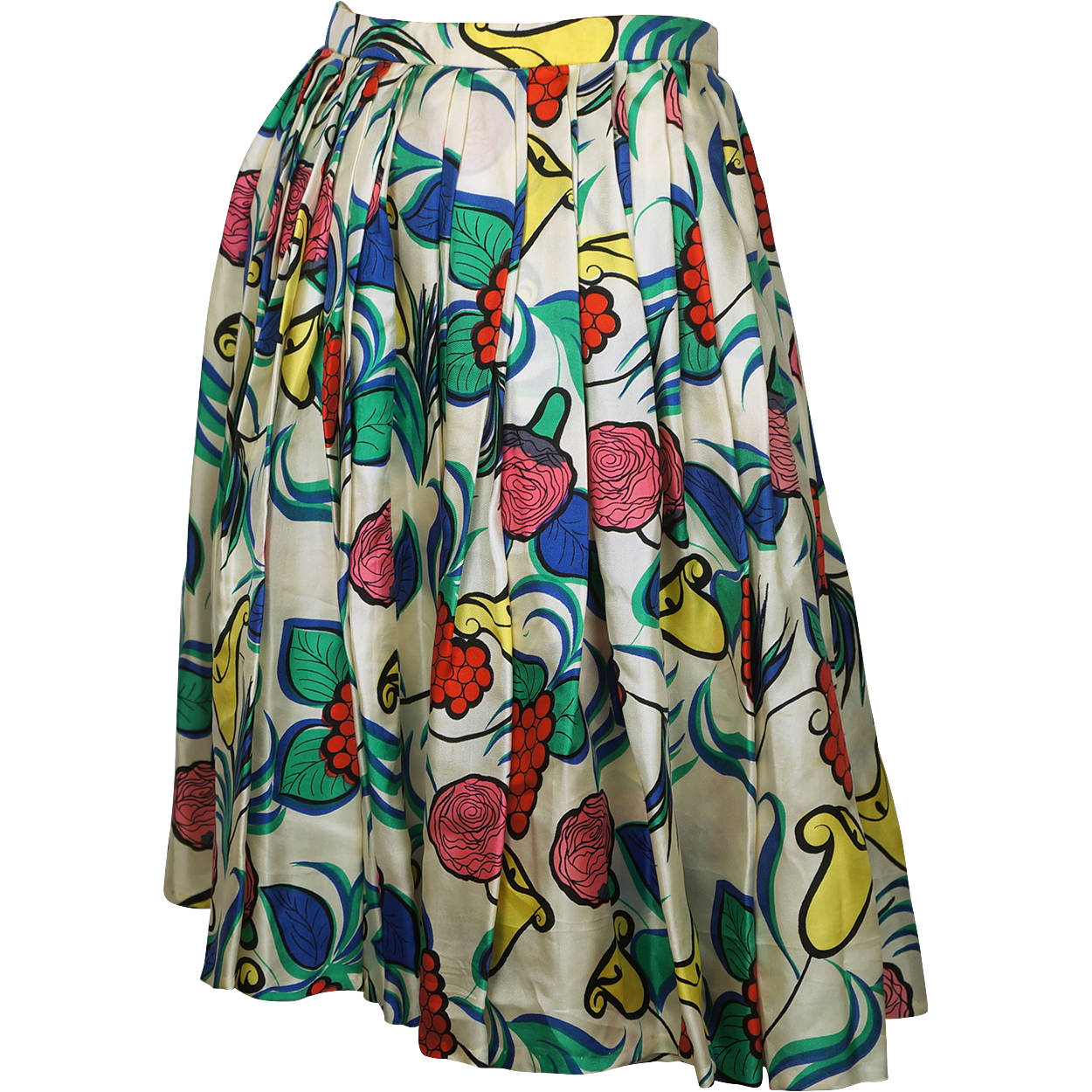 Vintage Saks Fifth Avenue Brocade Phoenix Skirt – Recess
