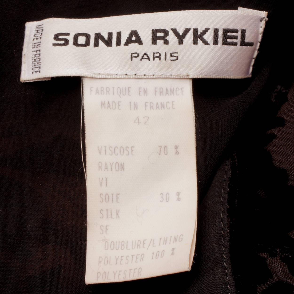 Vintage Sonia Rykiel Paris Black Devore Velvet Dress Sleeveless w Shawl ...